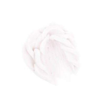 İzole krema buzlanma bulaşmış