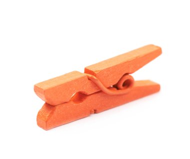 Tek boyalı ahşap mandal