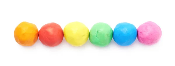 Вишиті пластилінові кульки ізольовані — стокове фото