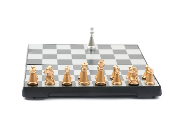 Chess board composition isolated Stock Picture