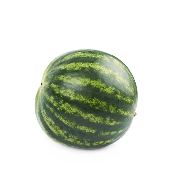 Enda hela vattenmelon isolerade — Stockfoto