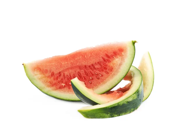 Hromadu meloun slupky, samostatný — Stock fotografie