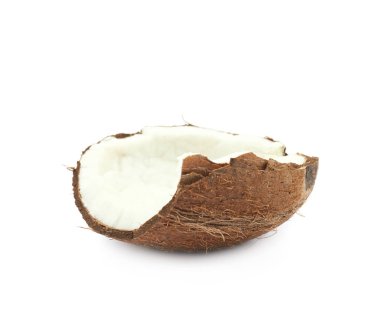 İzole bir Hindistan cevizi tek parça