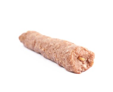 Bir sopa üzerinde ham kebap et