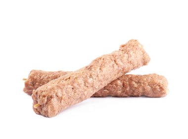 Bir sopa üzerinde ham kebap et