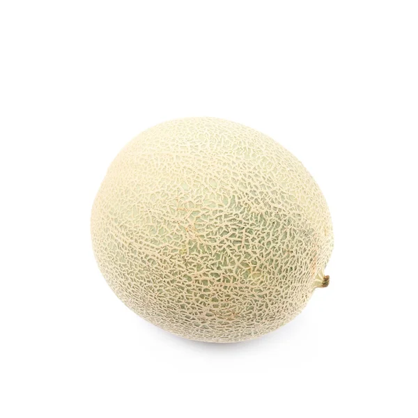 Enda hela cantaloupemelon isolerade — Stockfoto