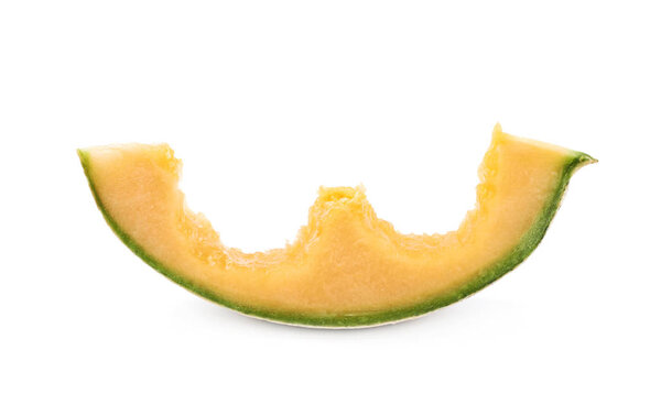 Single slice of a melon