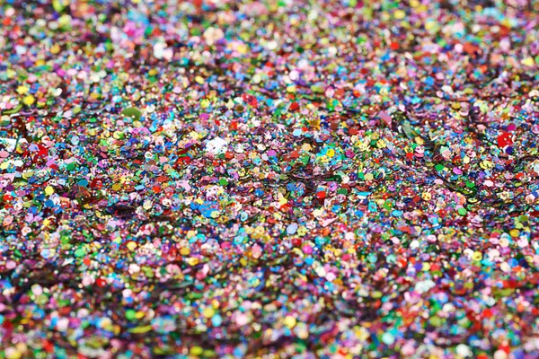 Surface coated with colorful sequins — Stock Photo, Image