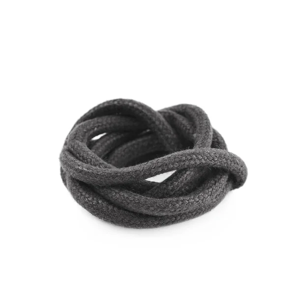 Single shoe lace string folded — Stock Photo, Image