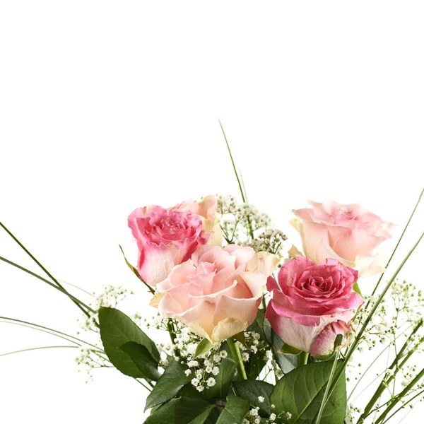 Bouquet of roses isolated — Stock Photo, Image