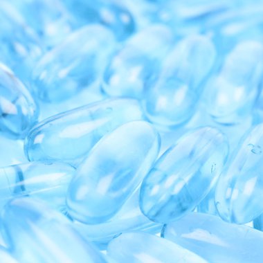 Softgel hapları ile kaplı yüzey