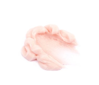 İzole krema buzlanma bulaşmış