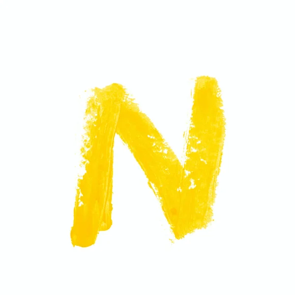 Único símbolo abc letra isolado — Fotografia de Stock