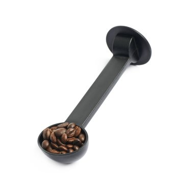 Plastik kahve kurcalamak izole