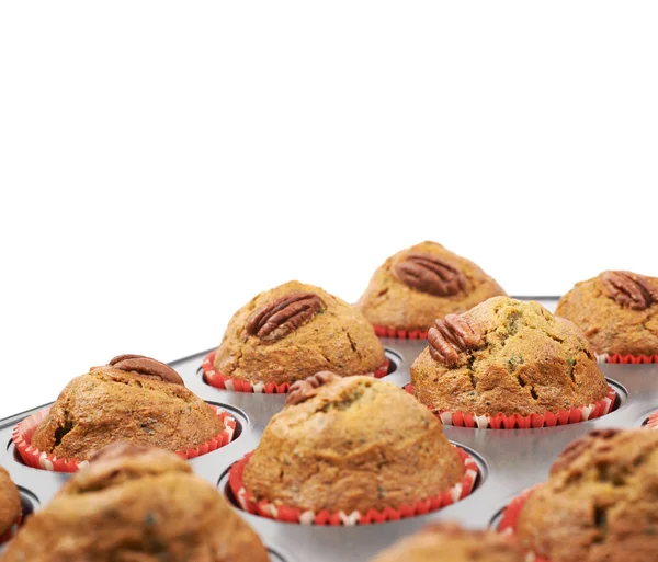 Muffin pan isolated — Stock Photo, Image