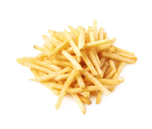 Montón de papas fritas aisladas — Foto de Stock