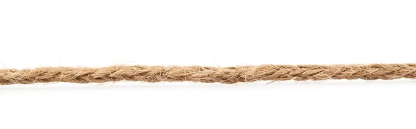 Line of a linen rope string Stock Picture
