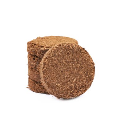 İzole sıkıştırılmış kompost tablet