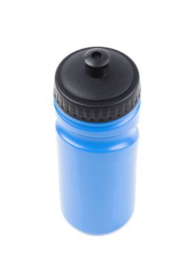 Plastik spor su şişesi izole