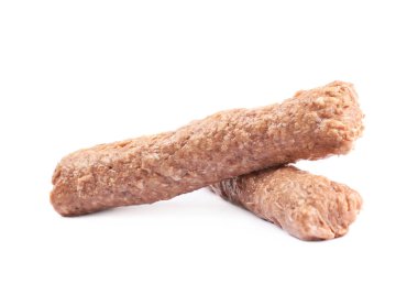 Bir sopa üzerinde ham kebap et