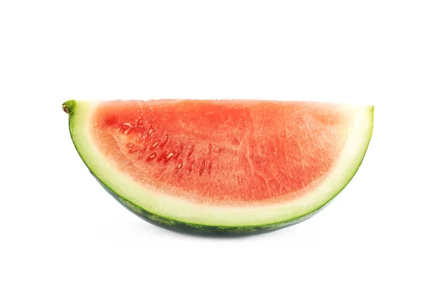 Plátek jeden meloun, samostatný — Stock fotografie