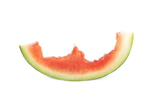 Fatia de uma melancia isolada — Fotografia de Stock