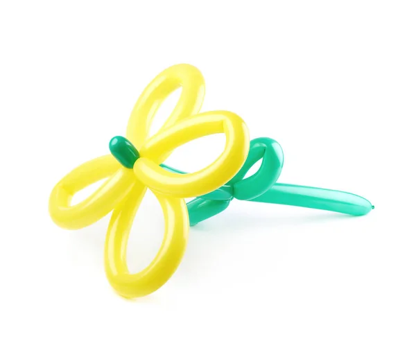 Flower made of balloon isolated — Stock Photo, Image