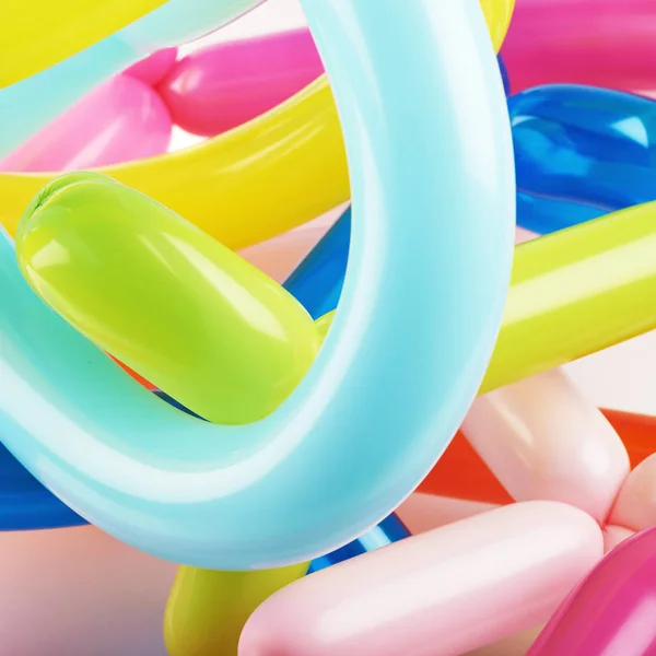 Close-up de balões modelagem — Fotografia de Stock