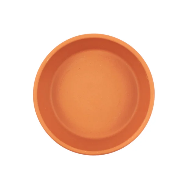 Ceramic tray plate isolated — Stock Photo, Image
