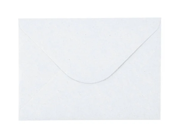 Briefumschlag aus weißem Papier isoliert — Stockfoto