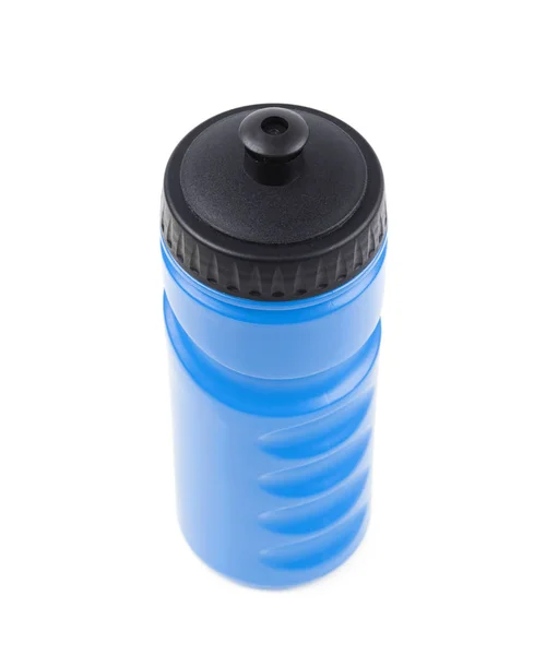 Plastic sport water bottle isolated — Stock Photo, Image
