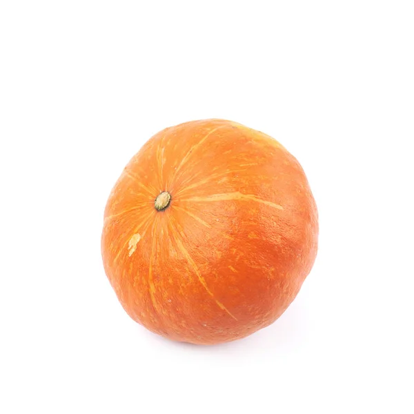 Citrouille orange mûre isolée — Photo