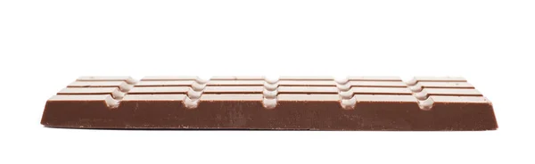 Una sola barra de chocolate aislada — Foto de Stock