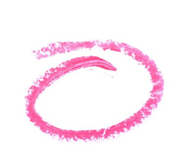 Yuvarlak oval boya kontur izole