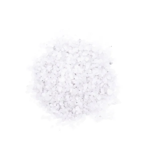 Kupie kryształy soli na białym tle — Zdjęcie stockowe