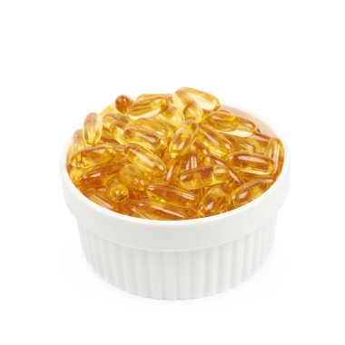 Kase izole softgel hapları dolu