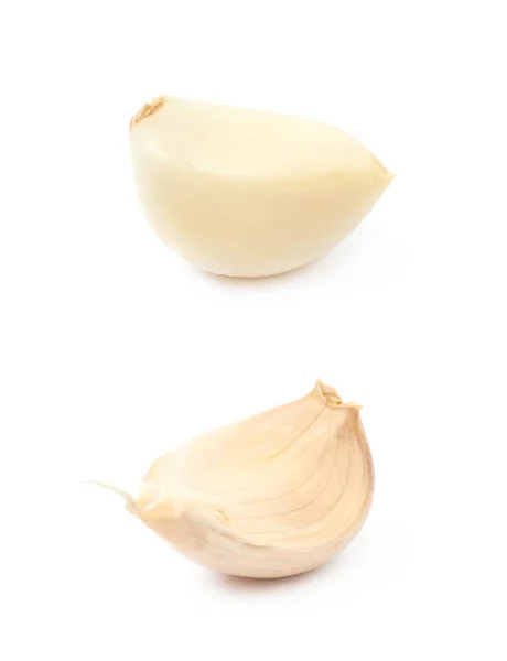 Single garlic clove isolated — Stock Photo, Image