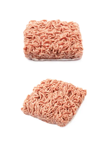 Embalagem de carne picada isolada — Fotografia de Stock