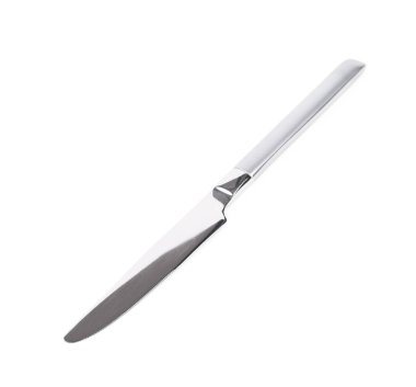 Metal yemek bıçak izole