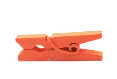 Tek boyalı ahşap mandal