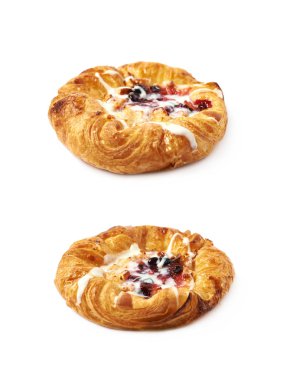 Tatlı pasta çörek izole