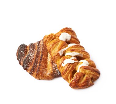 Tatlı pasta çörek izole