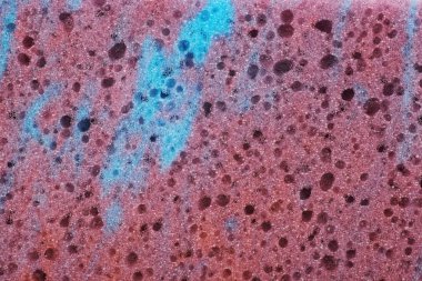 Banyo süngeri yakın çekim doku