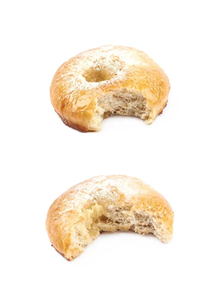 分離された全体ドーナツ パン菓子 — ストック写真