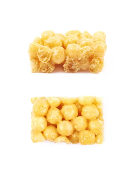 Cornflake μπάλες καραμέλα απομονωμένες — Φωτογραφία Αρχείου