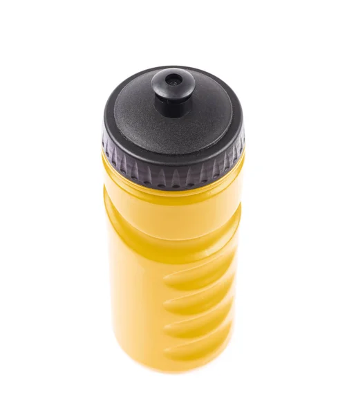 Plastová sportovní láhev s vodou, samostatný — Stock fotografie