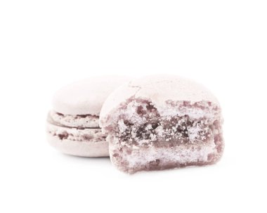 Macaron çerez izole