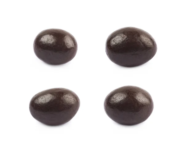 Einzelne Schokoladenbonbons isoliert — Stockfoto