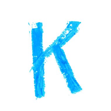 İzole tek abc harf sembol