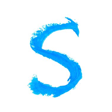 İzole tek abc harf sembol